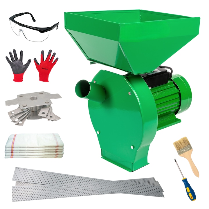 Moara Electrica de Macinat Cereale si Stiuleti. 300kg/ora