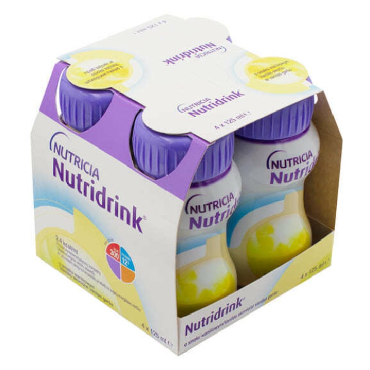 Iaurt cu vanilie Nutridrink, Nutricia, 4 x 125 ml