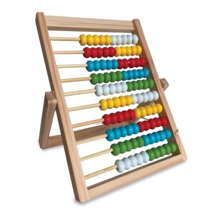 Numarator abac copii, Interdruk, Lemn, Multicolor