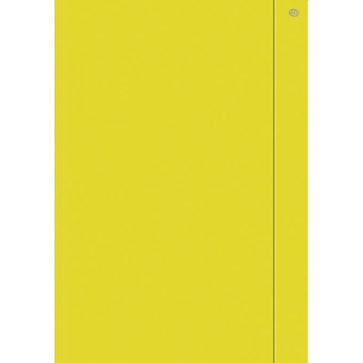 Set 10 dosare cu banda elastica, Interdruk, A4+, Galben