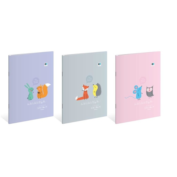 Set 10 caiete, Interdruk, A4, Multicolor