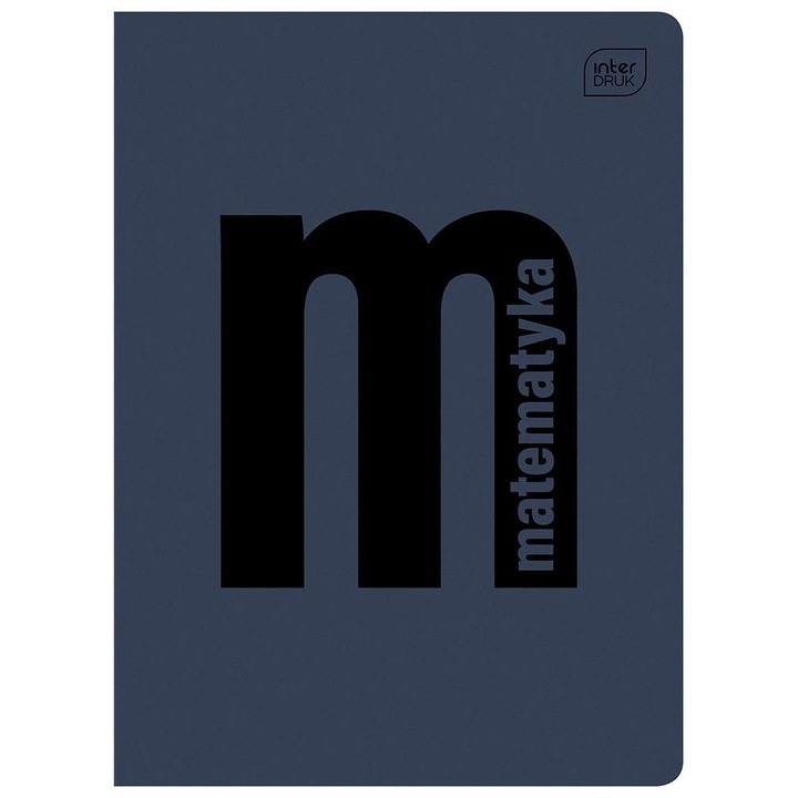 Set 10 caiete, Interdruk, A5, Negru/ Albastru