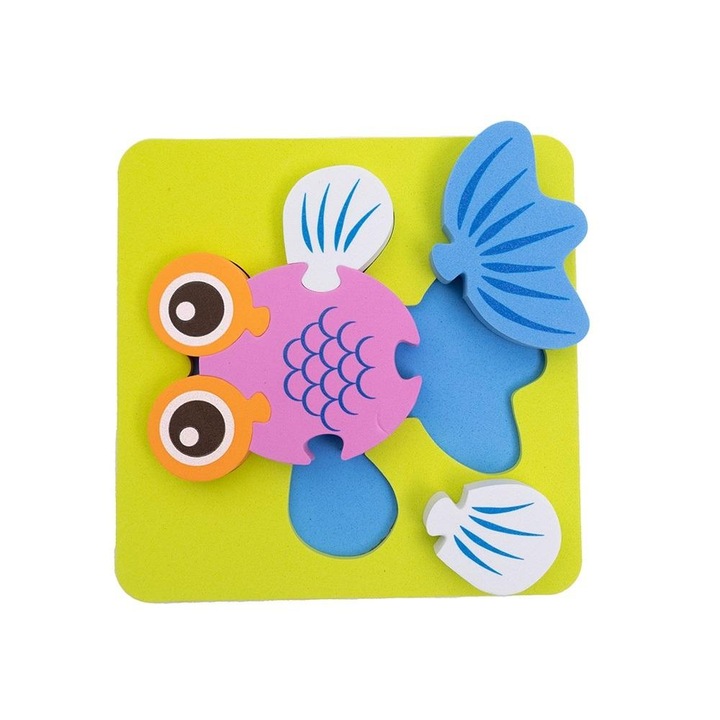 Puzzle, Askato, Spuma, Multicolor