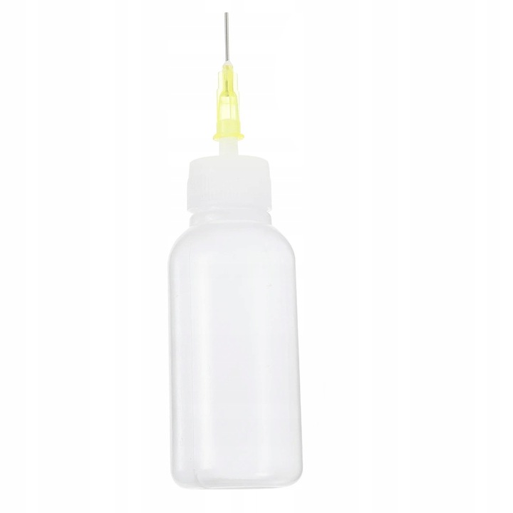Бутилка за дозиране на химикали, Rosfix, пластмасова, прозрачна, 60 мл
