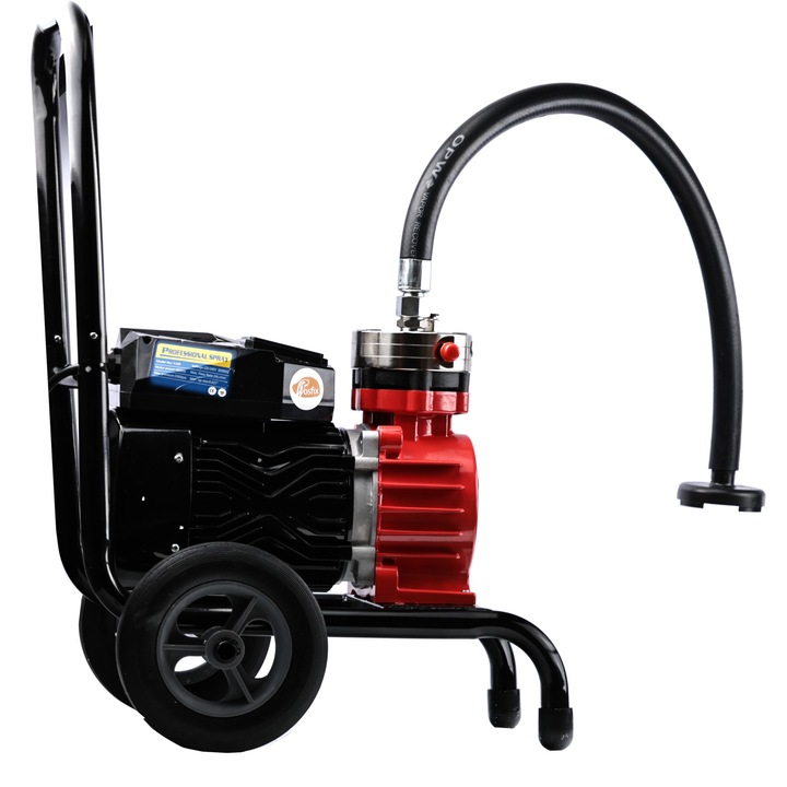 Машина за боядисване, Rosfix, модел Storm 1100 RSS05, 3500 W, 22 MPA, 18l/min, черно/червено