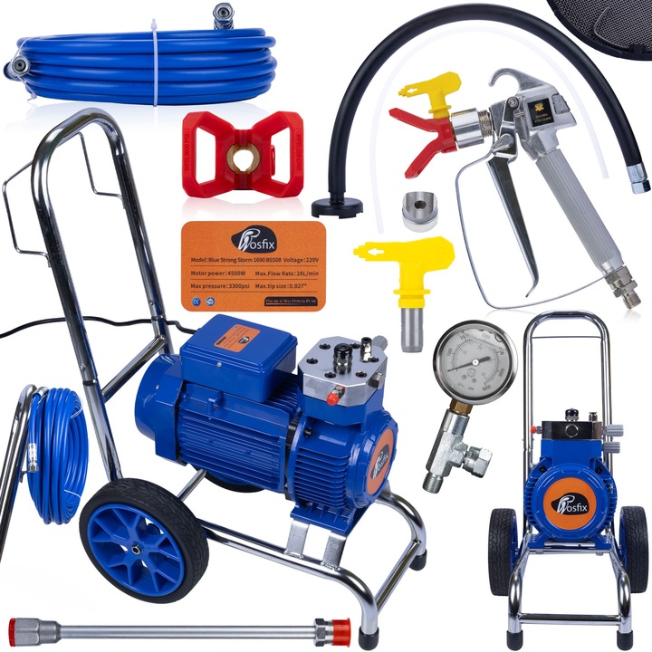 Rosfix Blue Strong Storm 1690 BSS08 unitate de vopsire 4500W 22MPA 28L/min