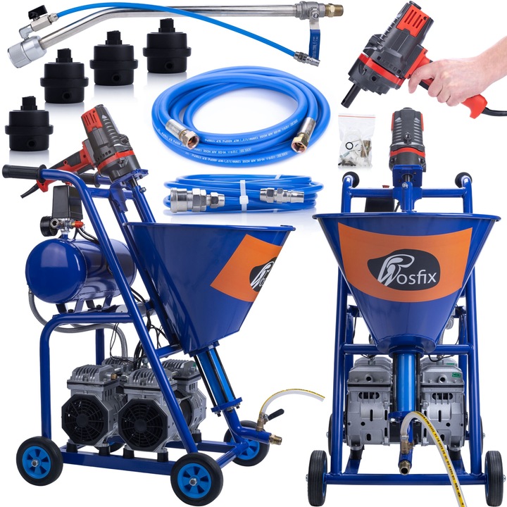 Машина за мазилки Rosfix Blue Dragon System BD57 5700W 25L/Min 22MPA