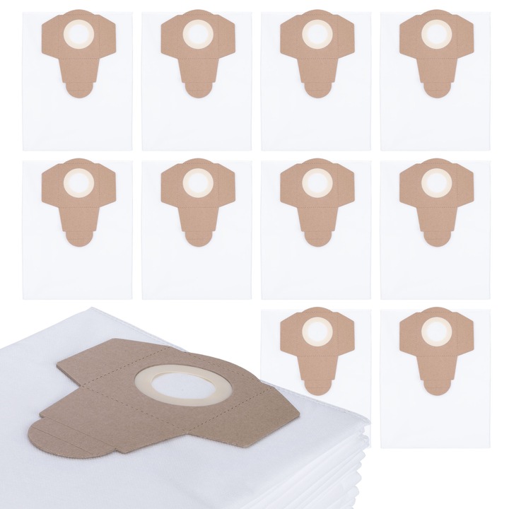 10 darab szintetikus porzsák, (30L) 65x45cm, Parkside PNTS 1300 D3 1400 1500