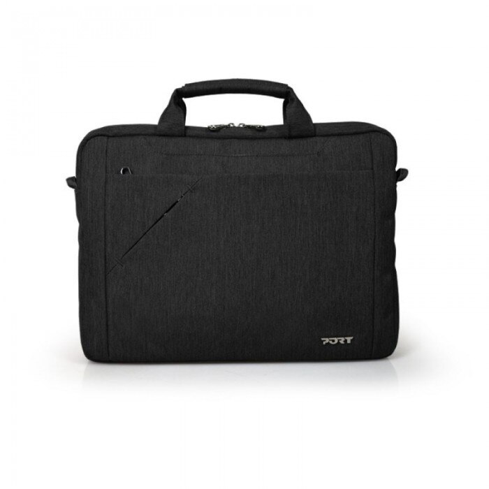 Geanta laptop, PORT DESIGNS, Poliester, Negru