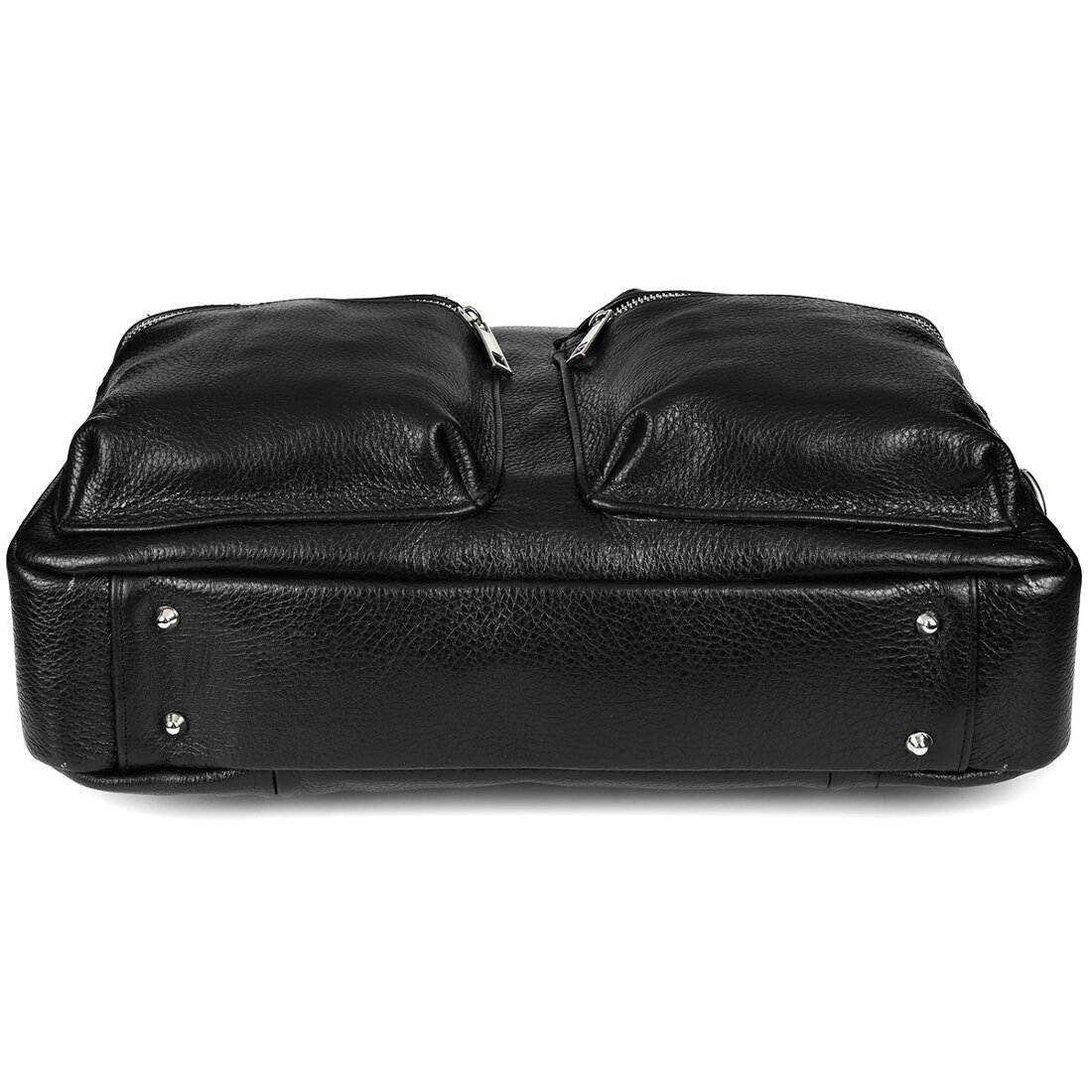 Geanta pentru laptop, Beltimore, Piele naturala, 15.6", Negru