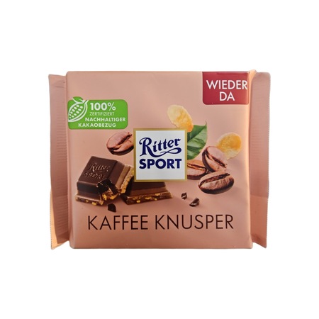 Ciocolata Ritter Sport Kaffee Knusper, 100 g - eMAG.ro
