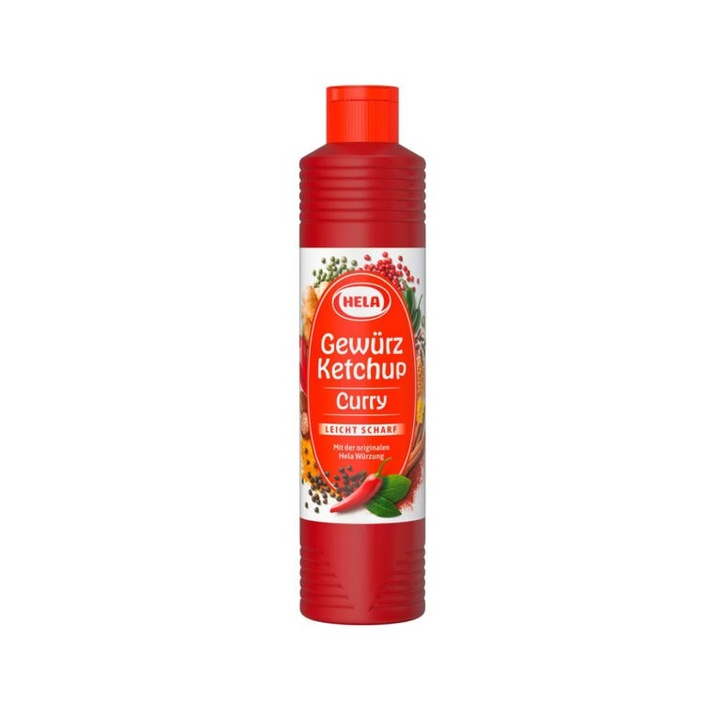 Ketchup Curry, Hela, iute, 800 ml