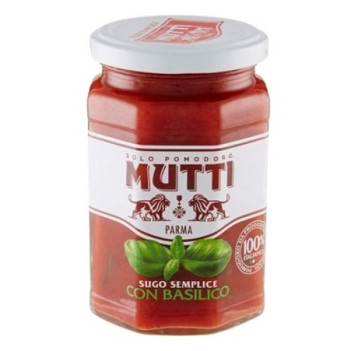 Bazsalikomos paradicsomszósz Mutti 280g