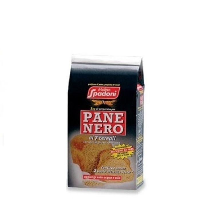 Faina de grau pentru paine neagra cu 7 cereale Molino Spadoni 1kg