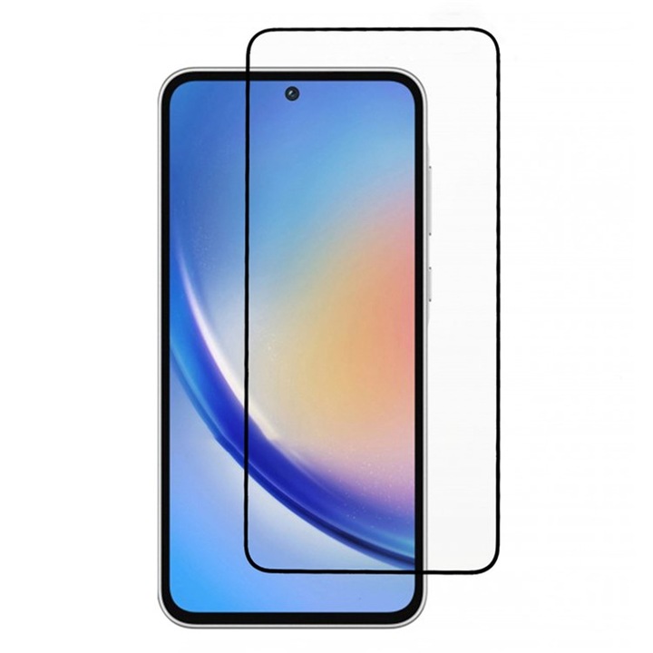 TA TECH ARMOR üvegvédő Samsung Galaxy A35-höz, fekete/átlátszó