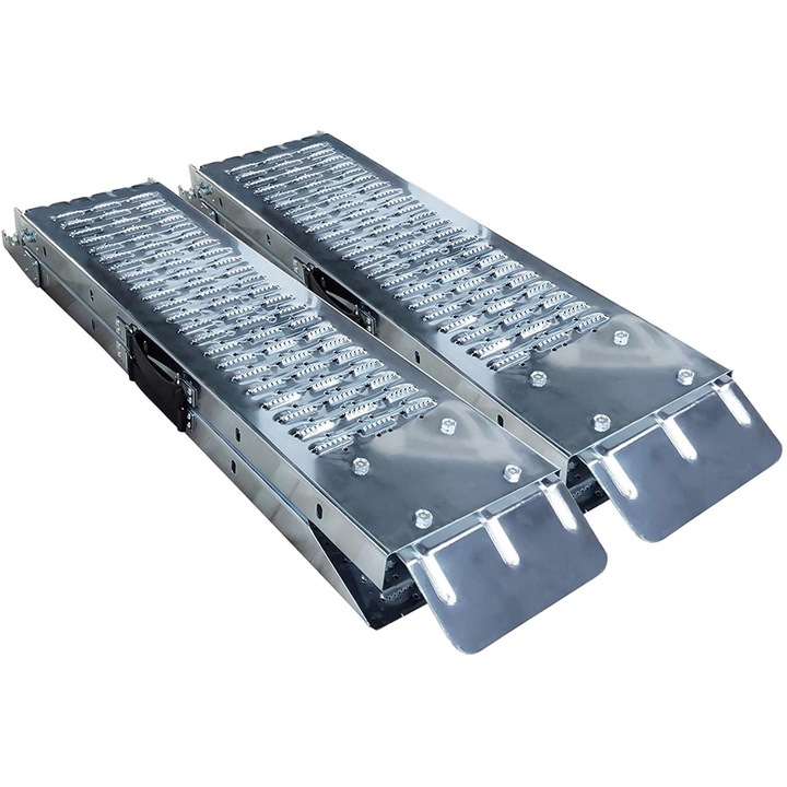 Rampa dubla, Vounot, Otel, 160 x 22.5 cm, 400 Kg, Argintiu