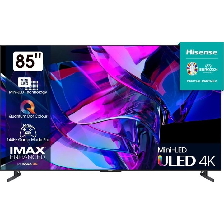 Телевизор Hisense 85U7KQ, 216 см, 4K UHD, Smart, Mini-LED, ULED
