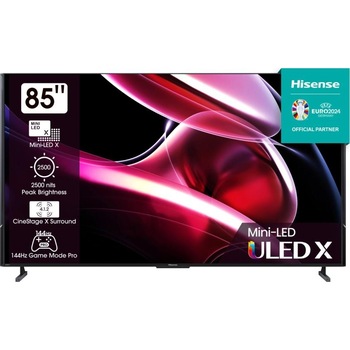Televizor HISENSE Mini-LED ULED 85UXKQ, 216 cm, Smart, 4K Ultra HD, 144 Hz, Clasa F