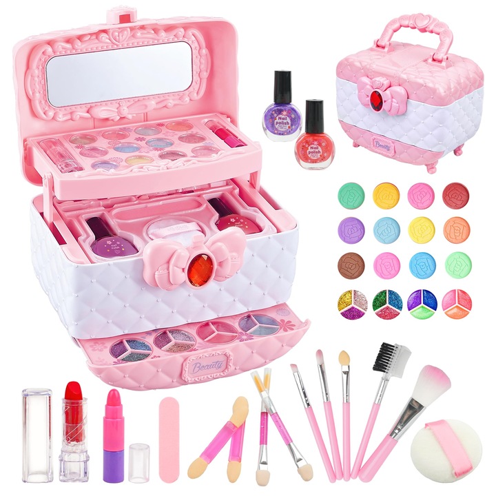 Детски комплект гримове WALALLA 36 части Розов