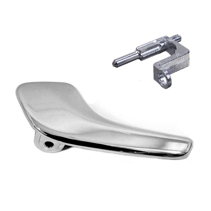 Set maner portiera interior cu brat metalic clanta clapeta deschidere usa Opel Corsa D stanga fata sau spate