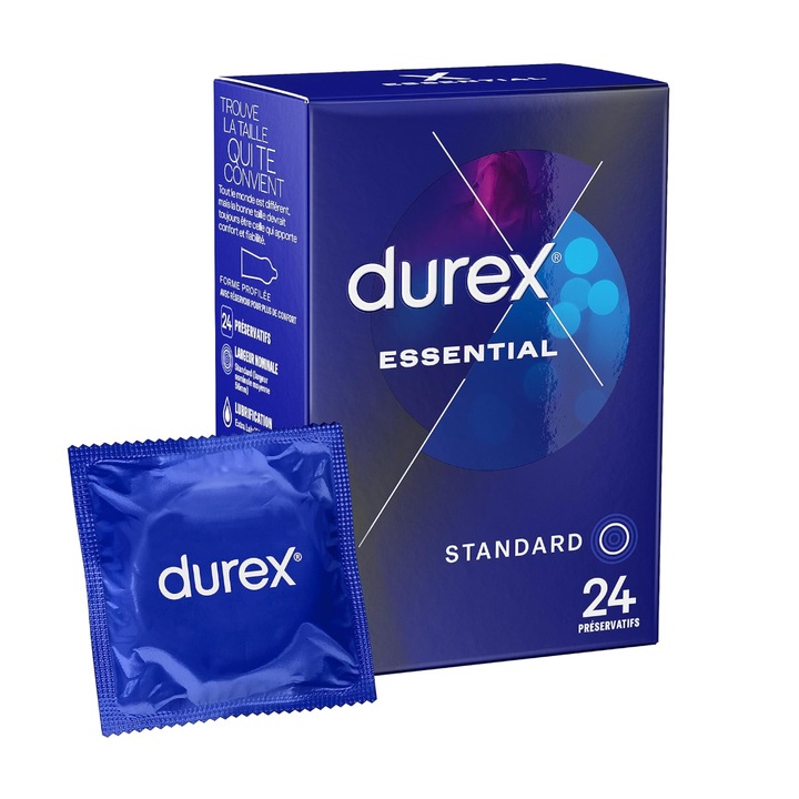 Prezervative Durex Essential condoms 24 condoms - eMAG.ro