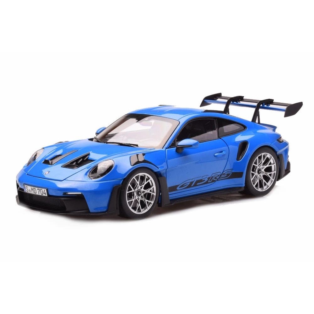 Macheta auto Porsche 911 GT3 RS 2022 albastru, 1:18 Norev - eMAG.ro