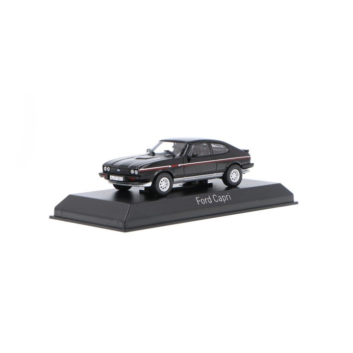 Ford Capri III 1980 fekete modellautó, 1:43 Norev