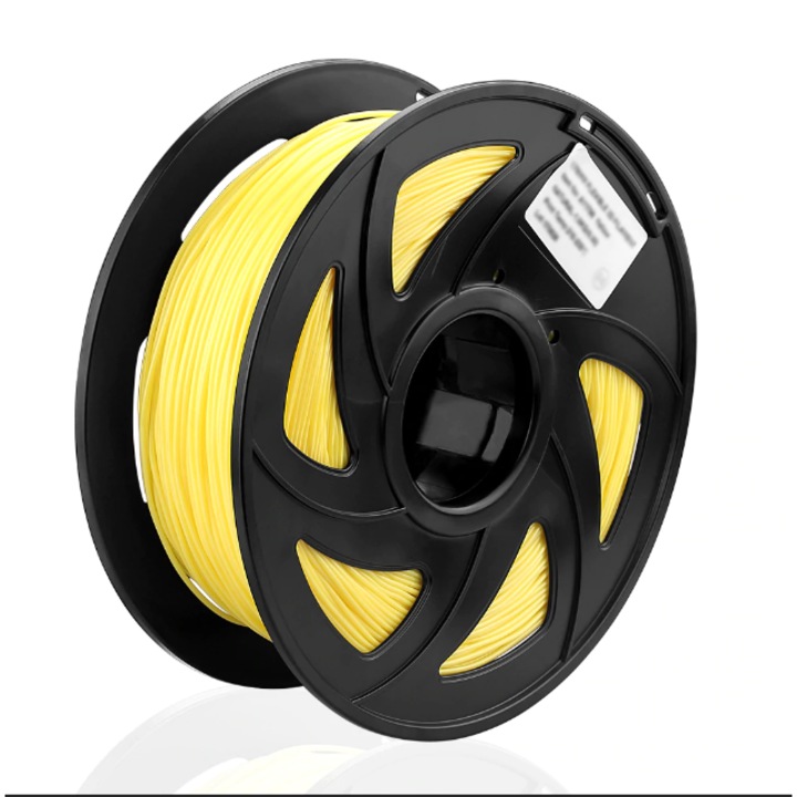 3D нишка за принтер TPU 1.75 mm 1 kg жълт цвят