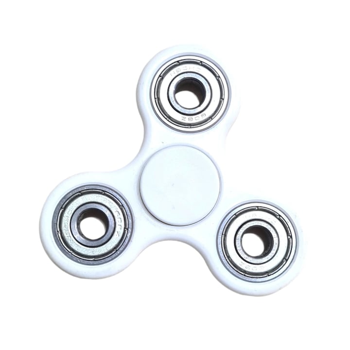 Antistressz játékfonó, fehér színben