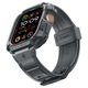 Калъф за Apple Watch Ultra / Ultra 2 + каишка, Spigen Rugged Armor Pro, тъмно сив