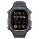 Калъф за Apple Watch Ultra / Ultra 2 + каишка, Spigen Rugged Armor Pro, тъмно сив