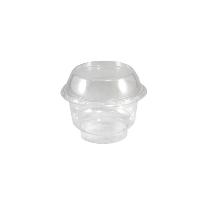 Set capace pentru cupe desert cu picior, 50 buc, capacitate 230 cc