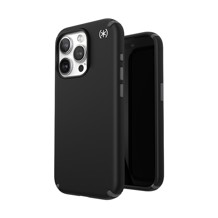 Speck Presidio2 Pro - telefontok iPhone 15 Pro (fekete / Slate Grey / fehér)