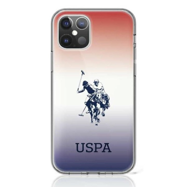US Polo Assn Dh & Logo Gradient - telefontok iPhone 12 / iPhone 12 Pro