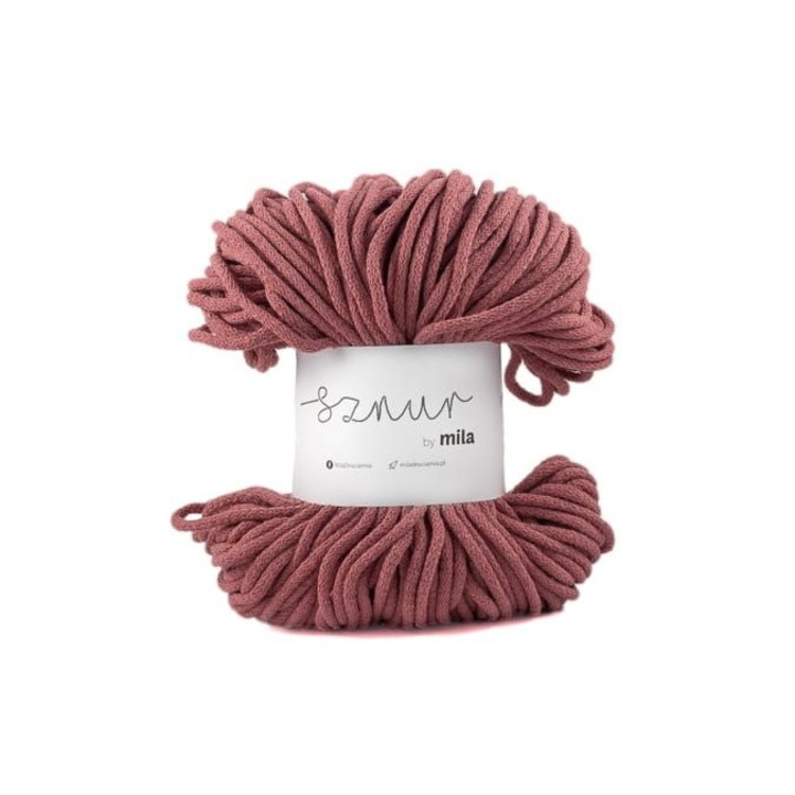 Textil cérna, Sznur, 3 mm, P24, régi rózsaszín