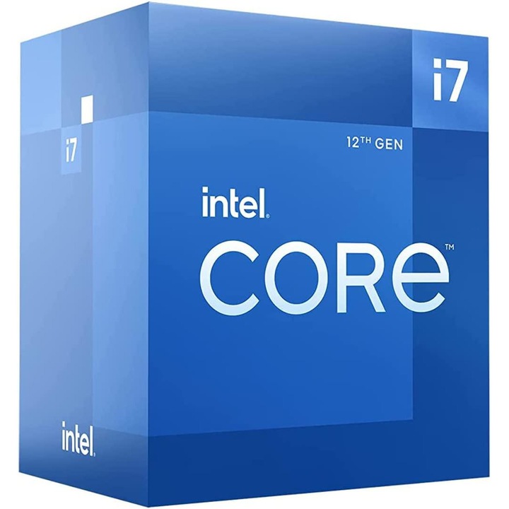 Процесор Intel Core i7-12700F LGA1700 2.1GHz, 12c / 20t, 65W TDP, БЕЗ GPU