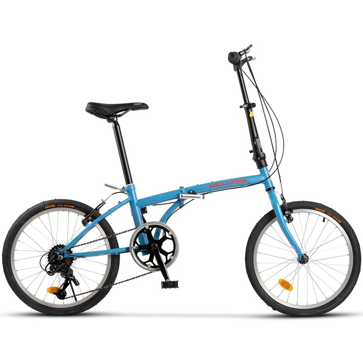Bicicleta pliabila Velors Advantage V2052A 20", albastru/rosu