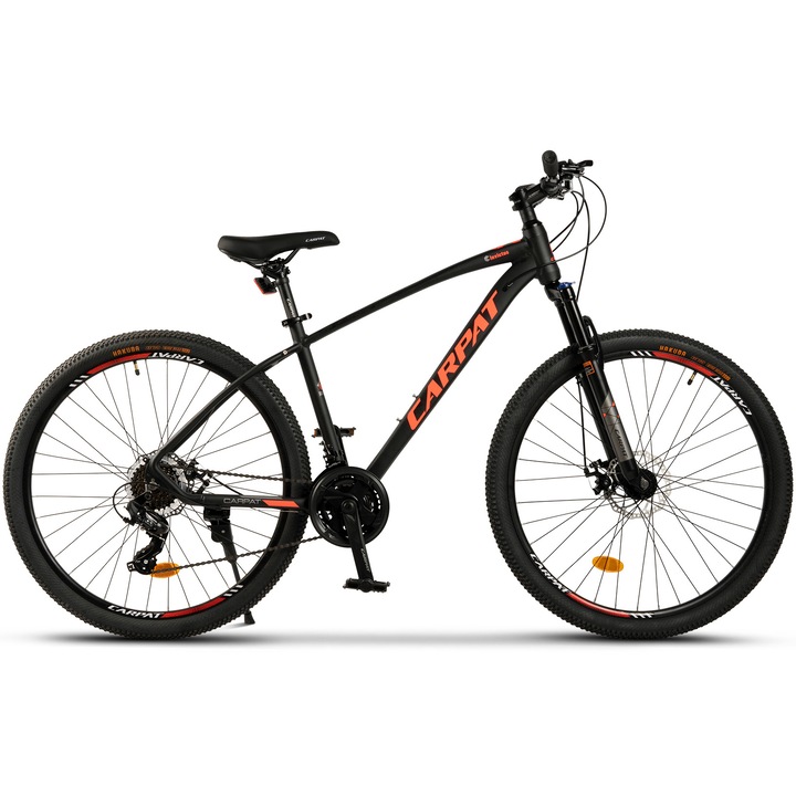 Велосипед Carpat Invictus C2757C 27.5" MTB, Черен/Оранжев