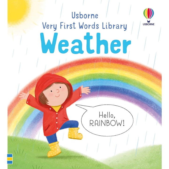 Carte pentru copii, Usborne, Very First Words Library: Weather, 1+ ani