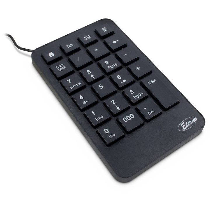 Tastatura HP 125 G2, USB, neagra