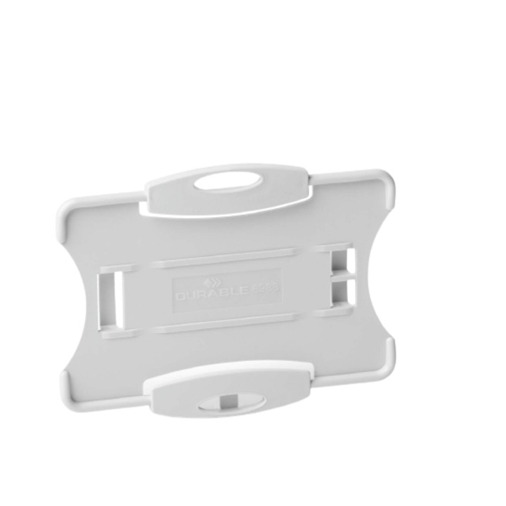 Suport documente, Durabil 898810, Plastic, 87 mm x 5.4 cm, Gri