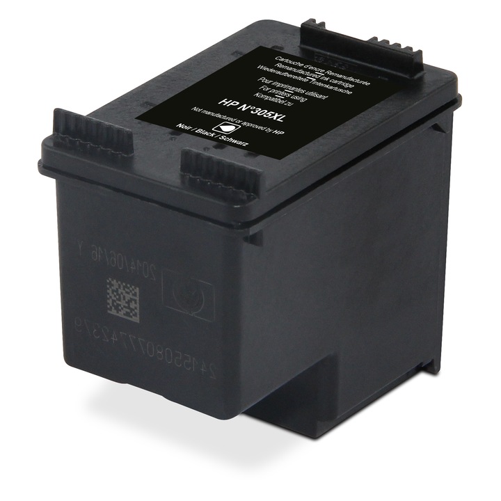 Cartus imprimanta, Freecolor, Compatibil cu HP 305XL, Negru, 18 ml