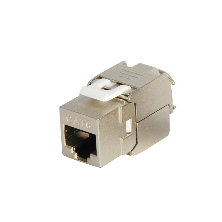Адаптер, EQUIP, 767213, RJ-45, алуминий, сребрист