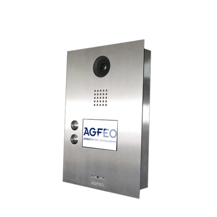 Видео домофон, AGFEO, Inox, 480x320 пиксела, IP65