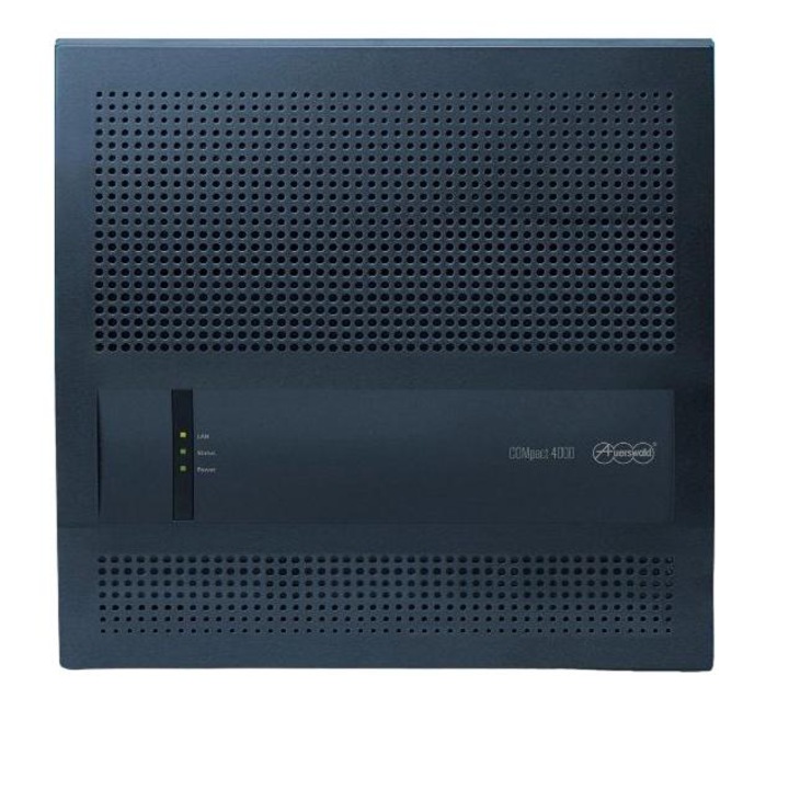 Centrala telefonica, Auerswald, COMpact 4000, 334 x 94.5 x 331 mm, 230V, 50Hz, Negru
