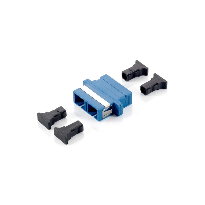 Adaptor fibra optica, Equip, Albastru/Negru