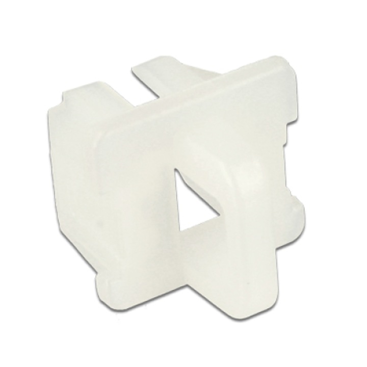 Комплект от 10 капака против прах, Delock, найлон, RJ-11, 11,2x13,5x10,2 mm, бял