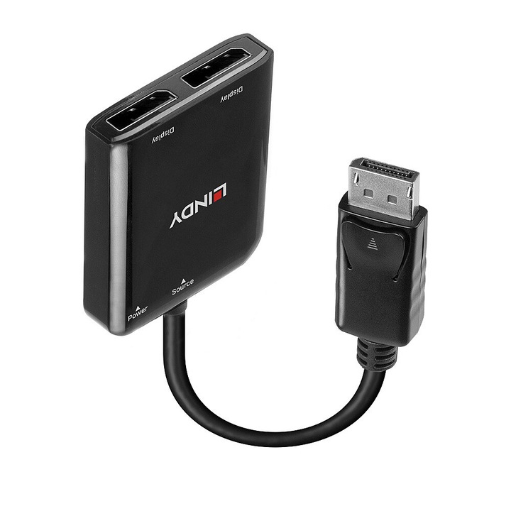 Adaptor, Lindy, DisplayPort 1.2, Negru