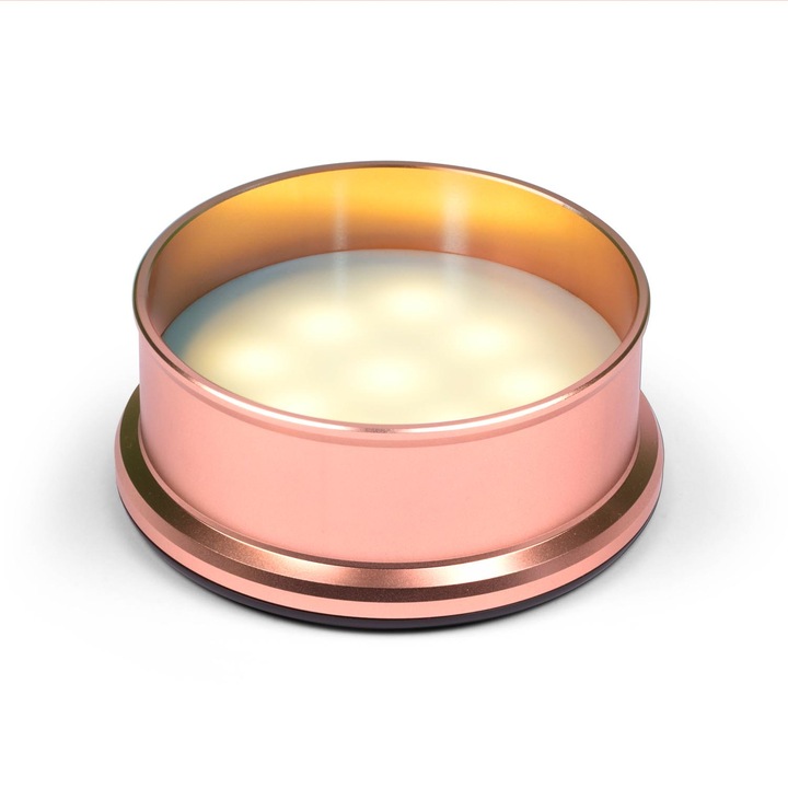 Világító pohártartó, hüvelykujj felfelé, Réz, 230g