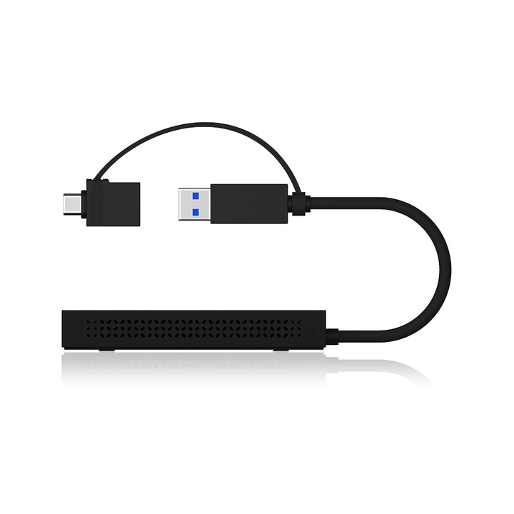 Hub USB 3.2 la Dual HDMI ICY BOX, 2 x HDMI, 100x50mm, 85g